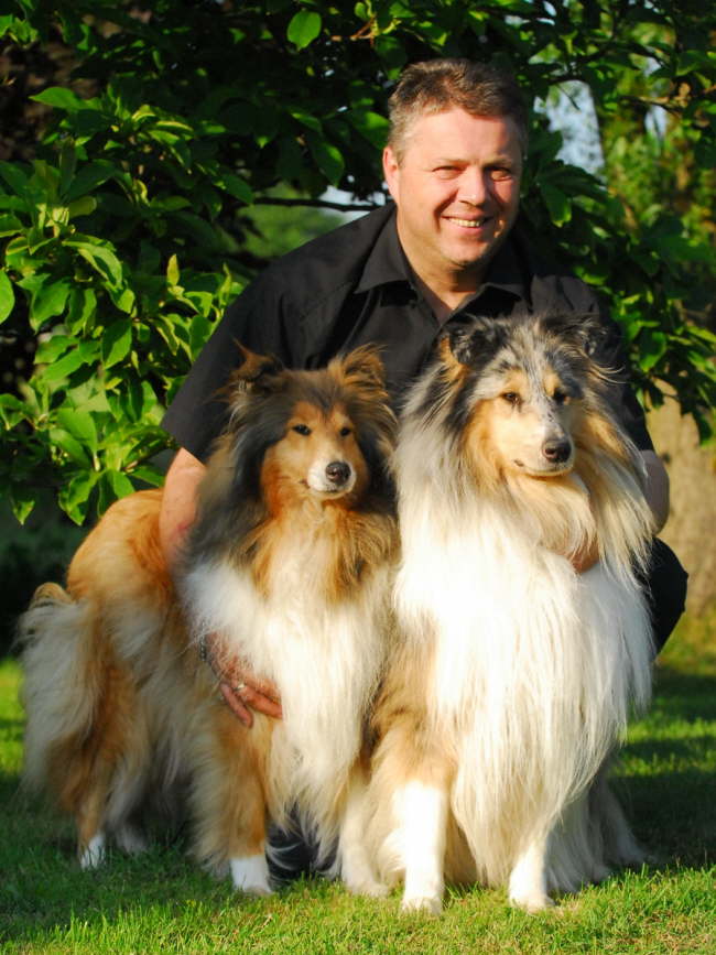 Dirk mit Hasi und Ocean