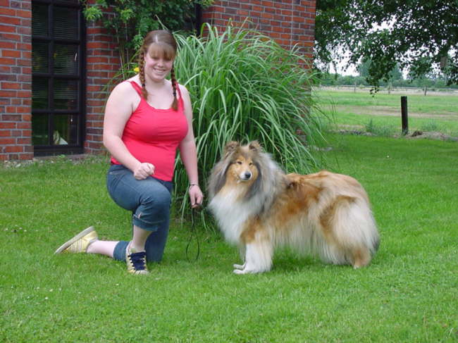 Fiona mit Hasi